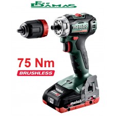 AVVITATORE METABO QUICK 18 V 75Nn MOD. BS 18 BL Q BRUSHLES (2 x 5,2 Ah Li-Ion)
